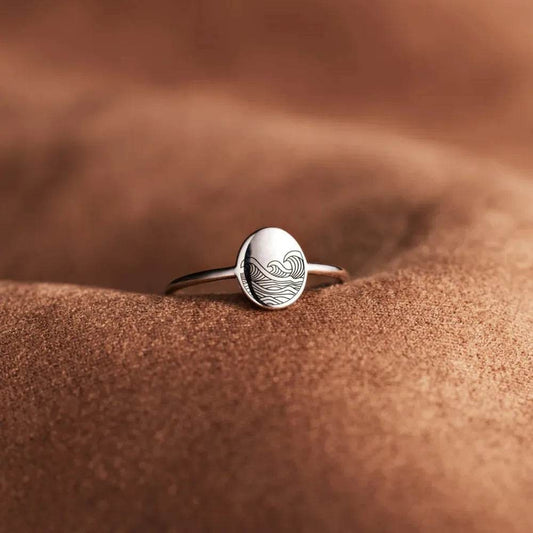 925 Sterling Silver Signet Ring - luxurift