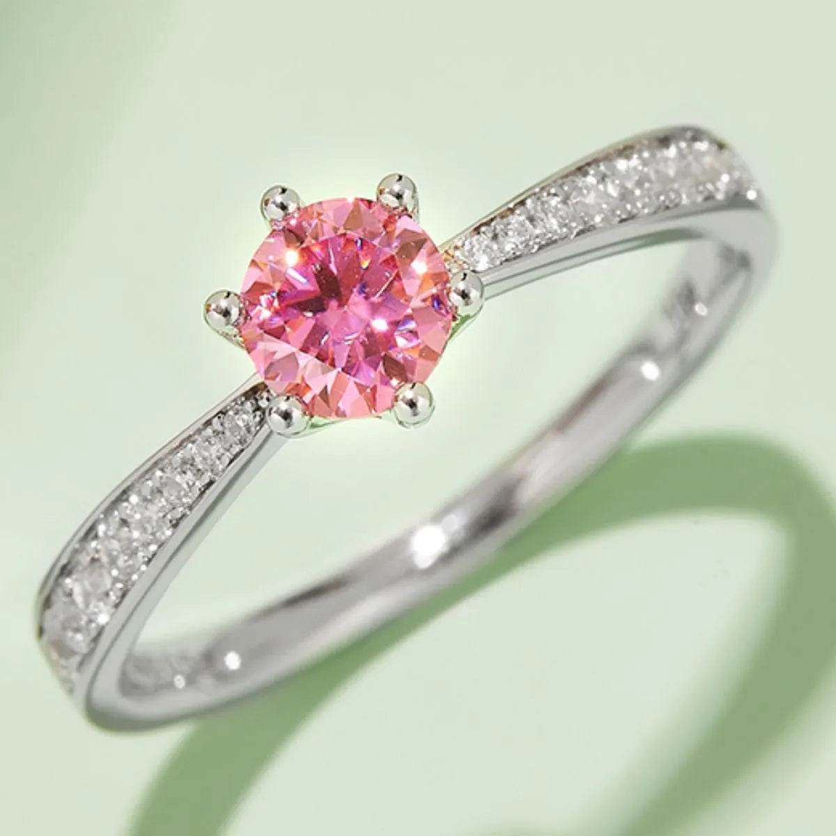 Moissanite 925 Sterling Silver Ring - luxurift