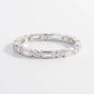 925 Sterling Silver Geometric Shape Zircon Ring - luxurift