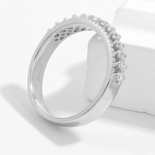 925 Sterling Silver Inlaid Zircon Ring - luxurift