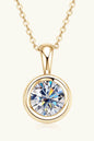 2 Carat Moissanite 925 Sterling Silver Necklace - luxurift