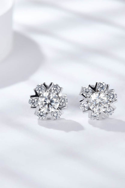 925 Sterling Silver Moissanite Stud Earrings - luxurift