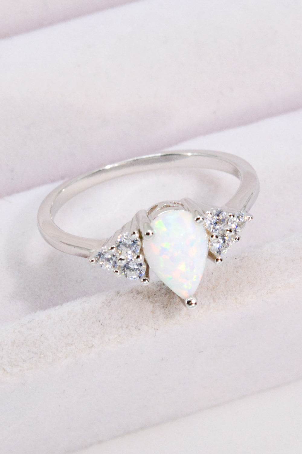 Limitless Love Opal and Zircon Ring - luxurift