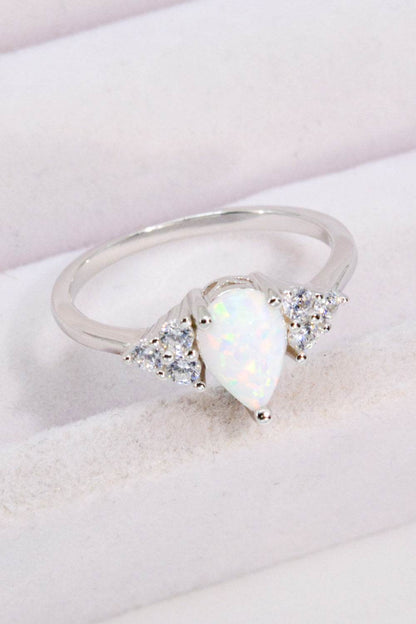Limitless Love Opal and Zircon Ring - luxurift