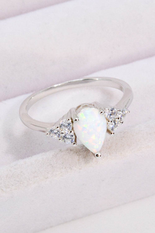 Limitless Love Opal and Zircon Ring - luxurift